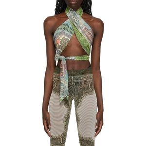 JPG green bank note tank top/cross top